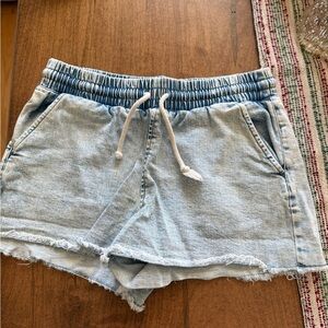 No Boundaries Light Blue Jean Shorts